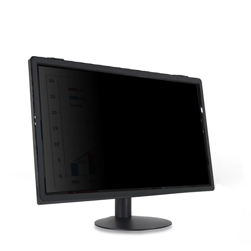 Wear-resisting removable Translucence frame PET privacy filter for imac 24 screen protector