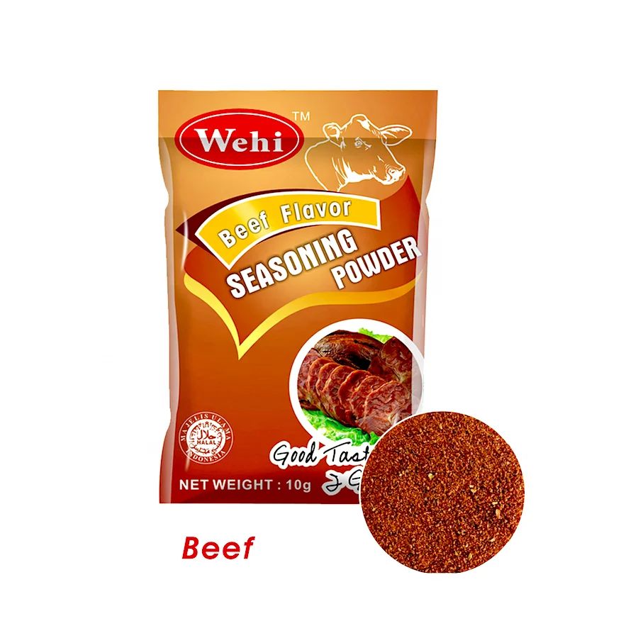 Africa Cooking Condiments 10 Gram Beef Seasoning Powder With Halal Certificate