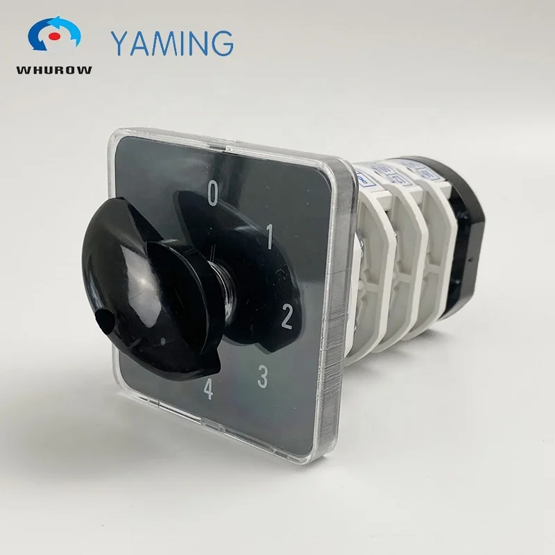 Мульти 5 позиций YMZ12-32/4 поворотный 660 В 32 Ампер четыре этапа 4 уровня Серебряный Контакт 16 терминалов Cam Switch