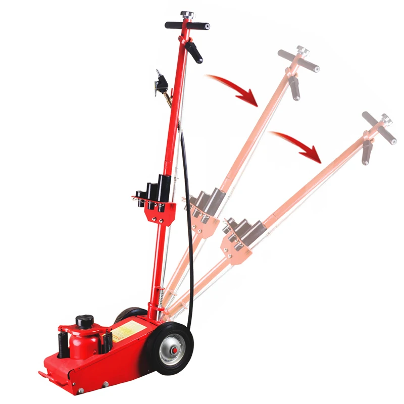 CE certification China Manufacturer Truck Repair 22T Air Floor Jack/35T Pneumatic Truck Jack