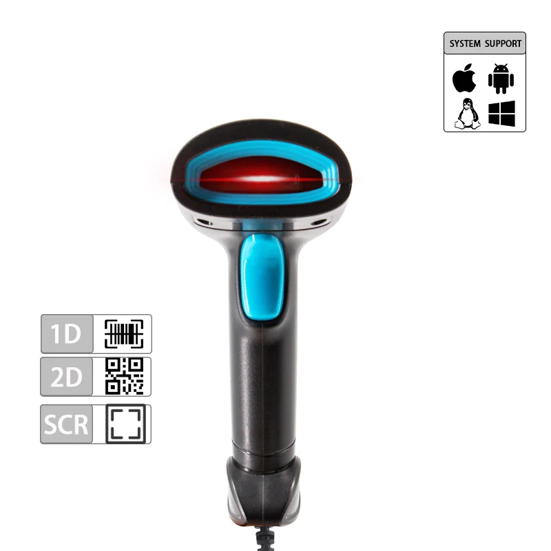 SMT4S11CWB удобный ручной сканер цен на паспорт беспроводной считыватель штрих-кодов сканированный с кабелем стикер память пистолета