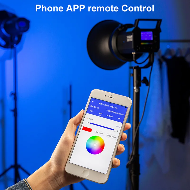 80W RGB stand light  Photography Continuous Output Lighting Video light Shooting Equipment  fill light