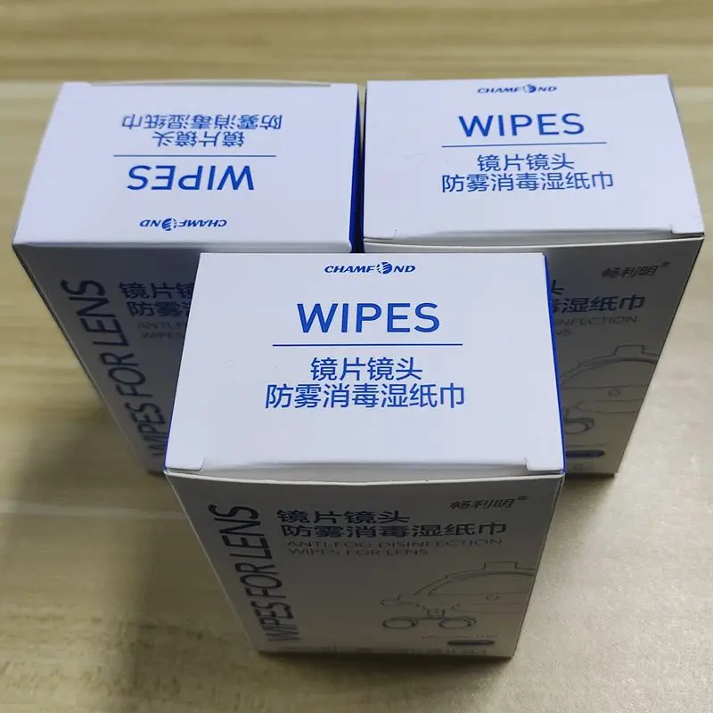 2021 Anti Fog Wet Wipes Eyeglass Wipes sun glass camera Eyeglass Screen lens Cleaning Wet Tissue Anti Fog Lens Wipes