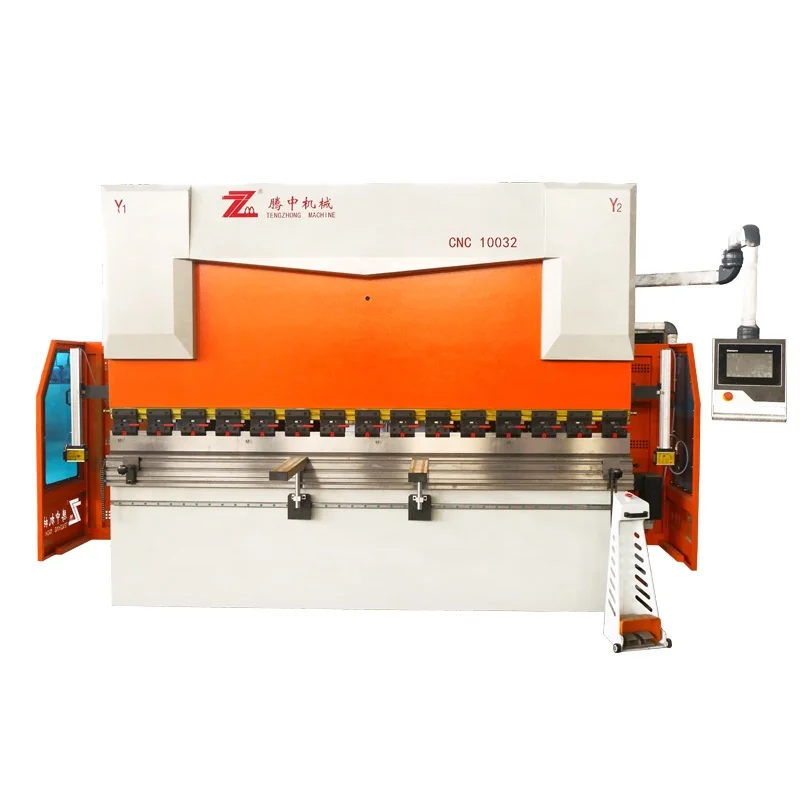 
CNC DA53 stainless steel plate press break 100 ton sheet metal double folding machine 