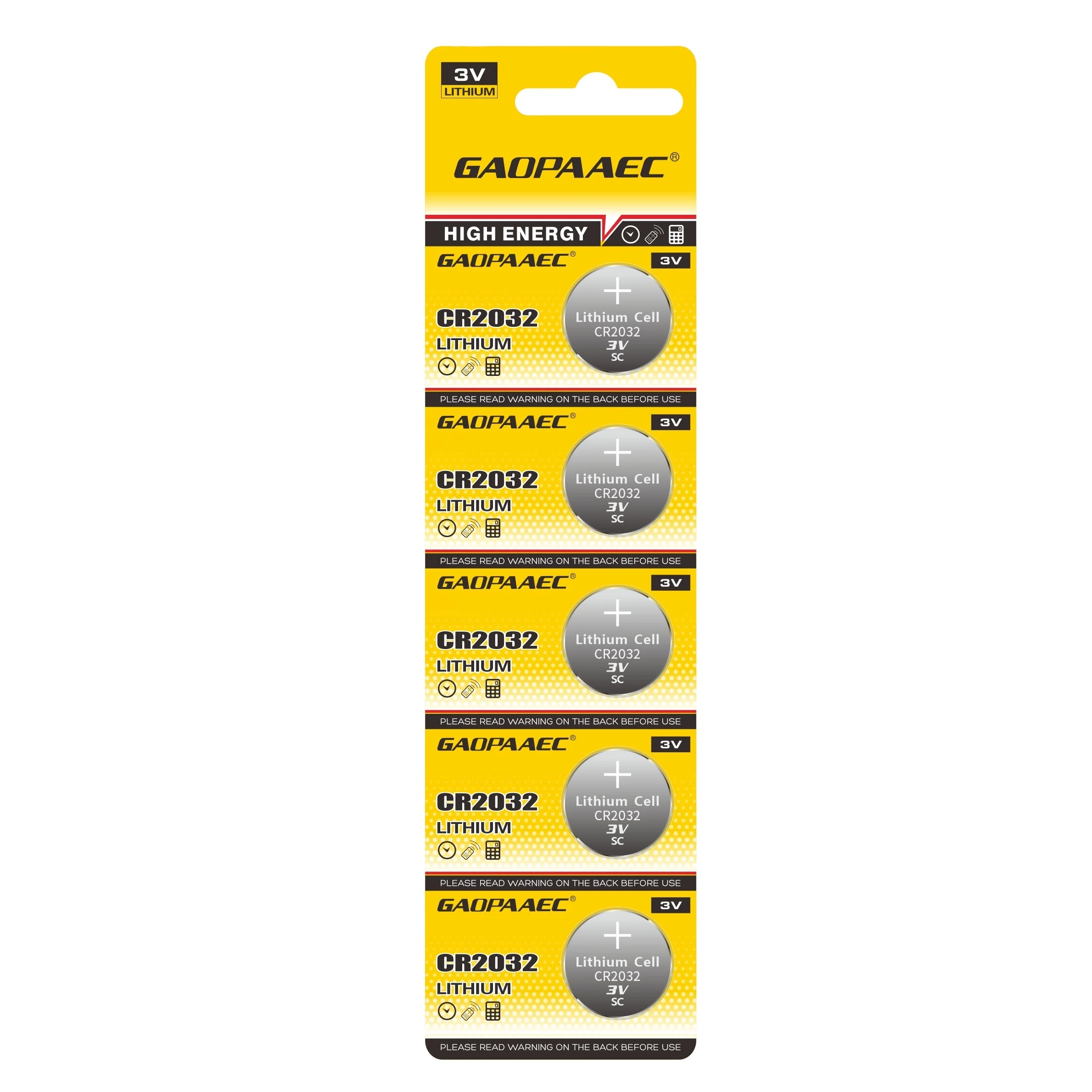 Factory  Price 3V Lithium button  battery CR1220  Cr2032 CR2025 CR2016 CR2477  1620 1625 For Smart watches