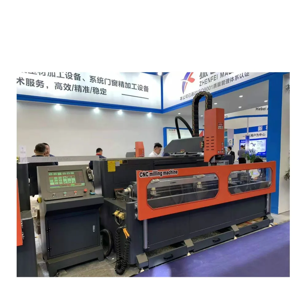 ZSD-CNC-2400 3 оси УВД фрезерный станок с ЧПУ сверлильный и для алюминия ПВХ оконные дверные
