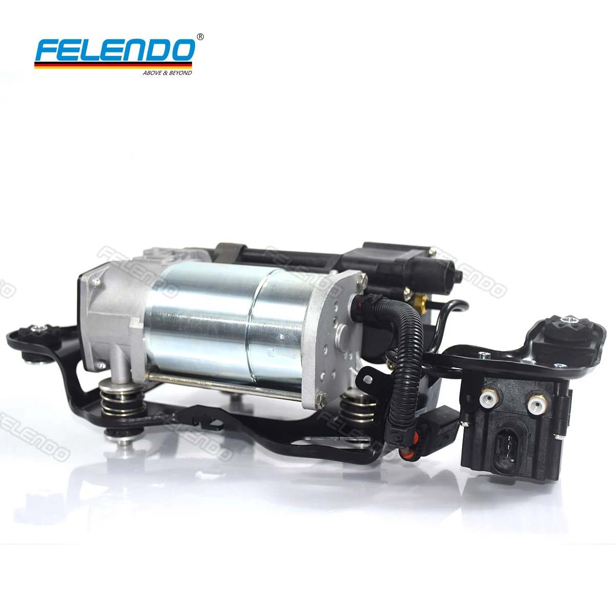 FELENDO Air Suspension Pump 37206850555 w Valve Block for BMW X5 X6 F15 F16 Air Suspension Compressor 37206868998 37206875177