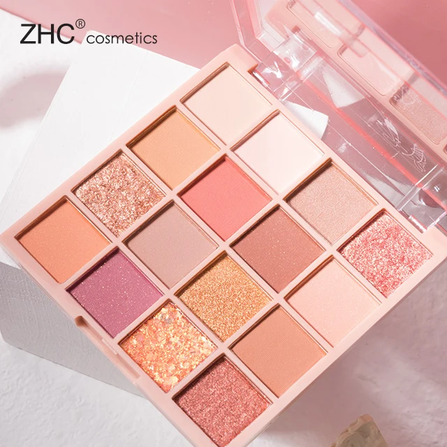 CC30553 New Style Waterproof Nude Palette Oem Cheep Eyeshadow Palette 16 Color Eye Shadows Powder Dry Eye Shadow Private Label