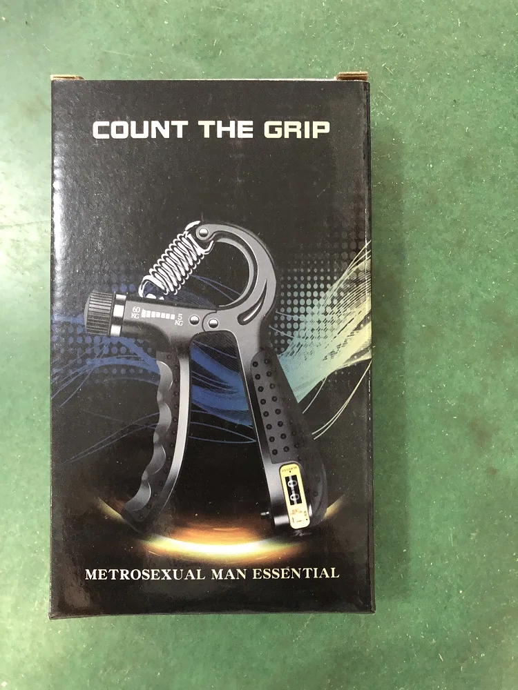 Men women adjustable counting 5 to 60kg fitness gym gripper trainer exercise hand grip strengthener