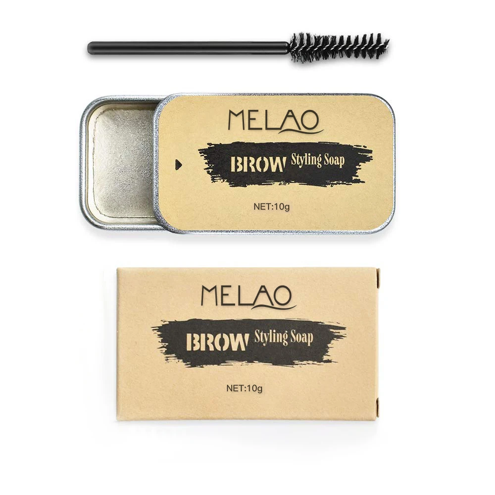 Custom professional natural  long-lasting styling brow soap private label contain vegan eyebrow soap