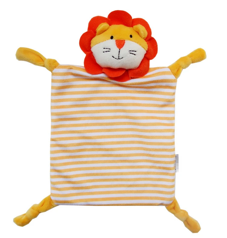 New super soft plush toy comfort blanket for baby