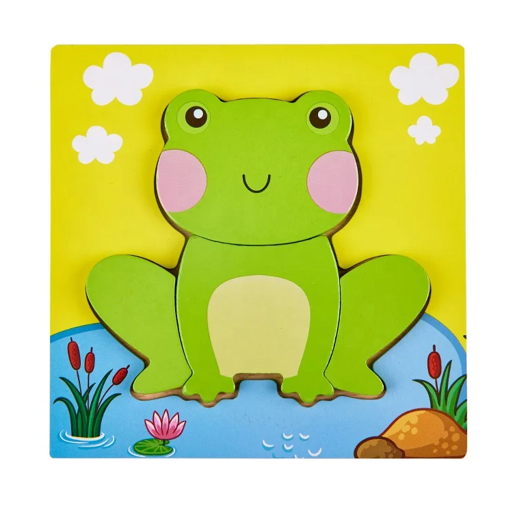 2024 Forest Juguetes Infantil Por Mayor Wooden 3d Montessori Game Children Wood Jigsaw Puzzle Educational Toys