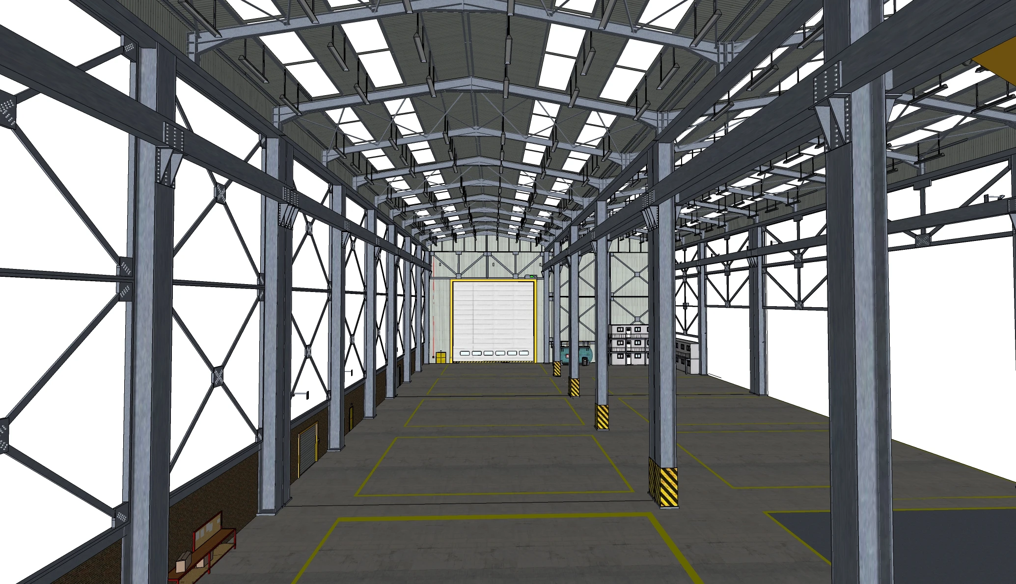 Prefabricated Steel Warehouse Project Building Plant Structure Industrial Factory Pre-Engineered Construction for Workshop