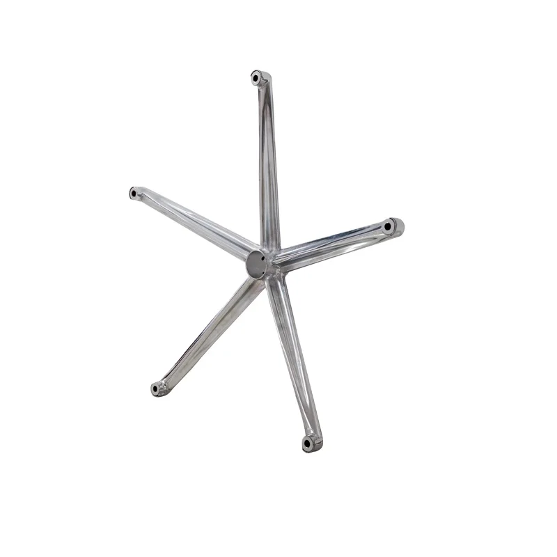 Stainless steel base star for chair, wooden base pedicure chair XJ009