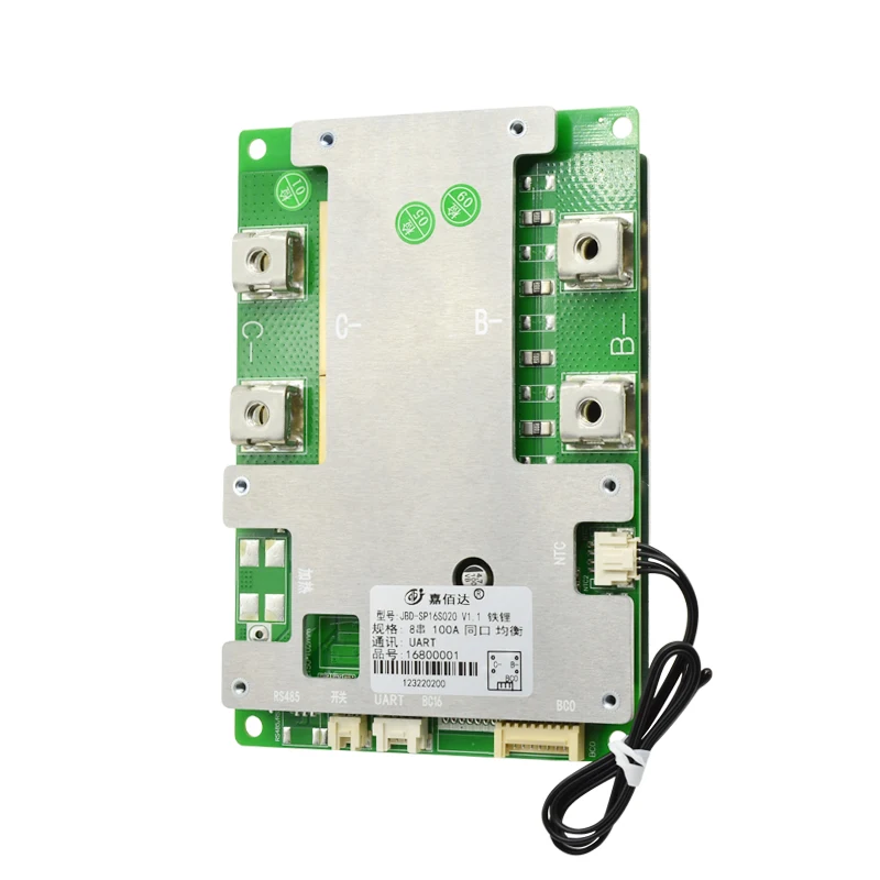 Jiabaida Smart Bms 8S 10S 16S для литиевого аккумулятора 24 в 36 В 48 балансировочная плата система управления батареей электронный
