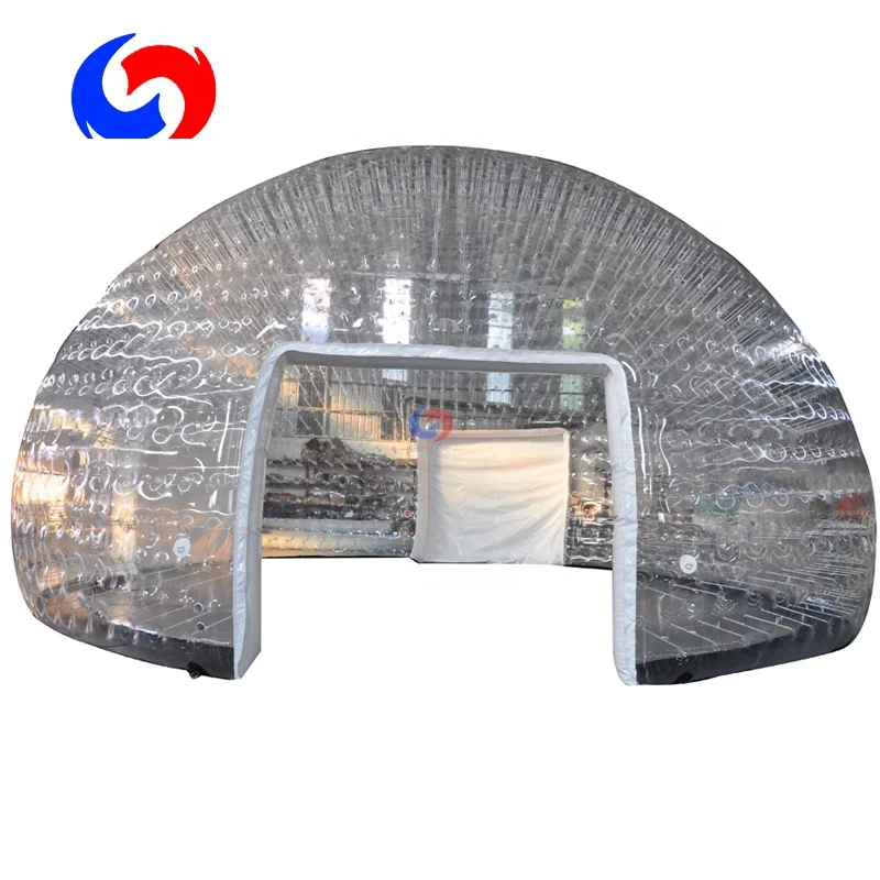 World most beautiful Large outdoor 10m Dia. event party airtight inflatable clear bubble tent for sale