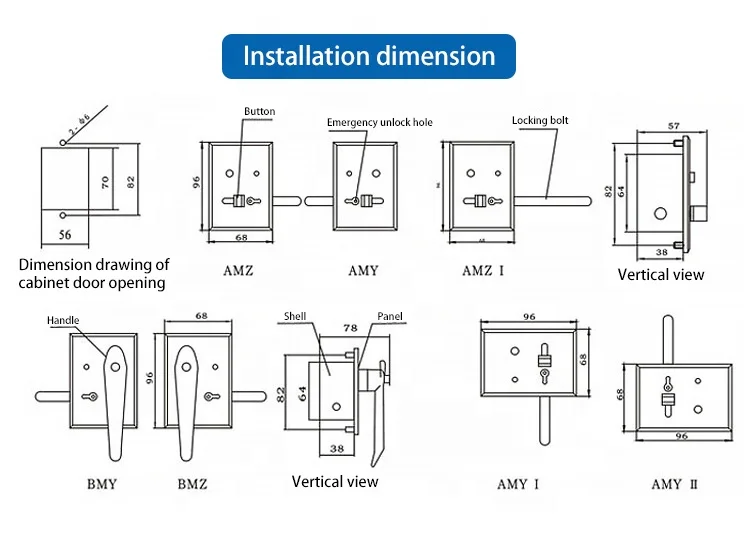 Dxn-amy Indoor High Voltage Switchgear Electromagnetic Lock