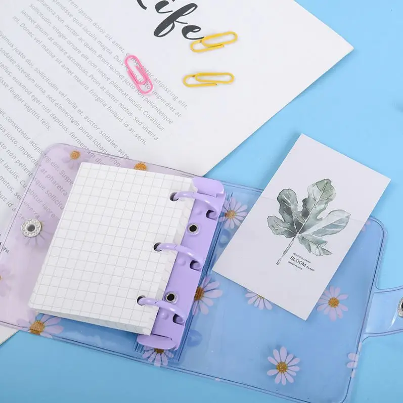 Новые милые kawaii Koran карманные маргаритки серии 3 кольца переплет с вкладышами блокноты офисные школьные спиральные канцелярские принадлежности