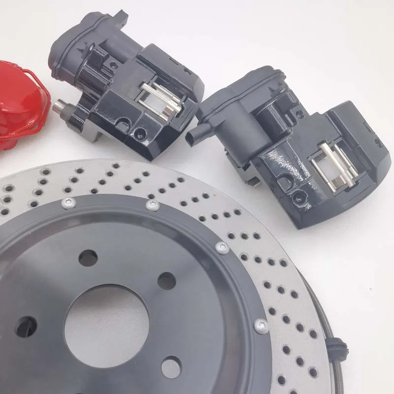 Auto Brake Caliper 4 pots Brake Disc 355*28mm For Mazda RX7 Rear