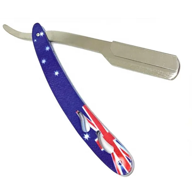 Classic Straight Steel Edge Barber Razor Folding Shaving