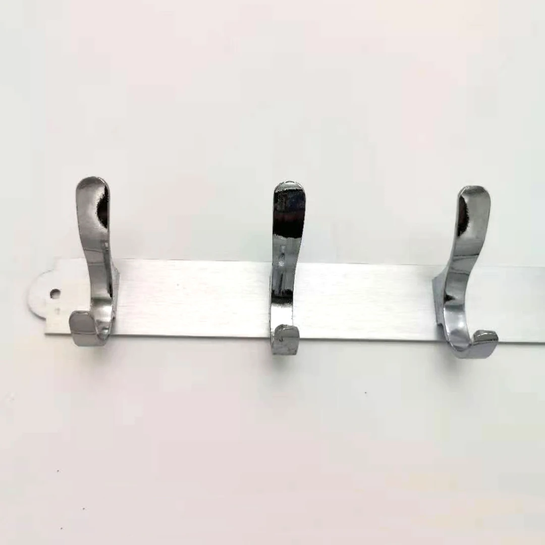 Модные стильные аксессуары для ванной комнаты, металлический настенный крючок для одежды и халата