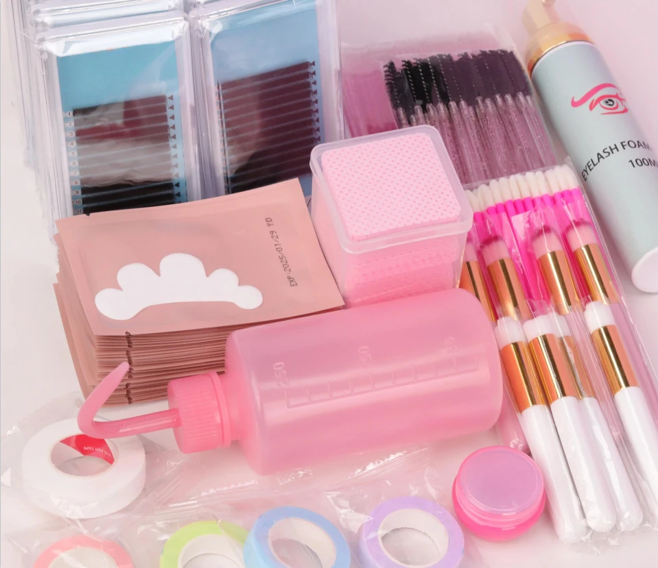 Wholesale eyelash extension Lash Tech Supplies Individual Diy Lash Training Kit lowest price private logo available