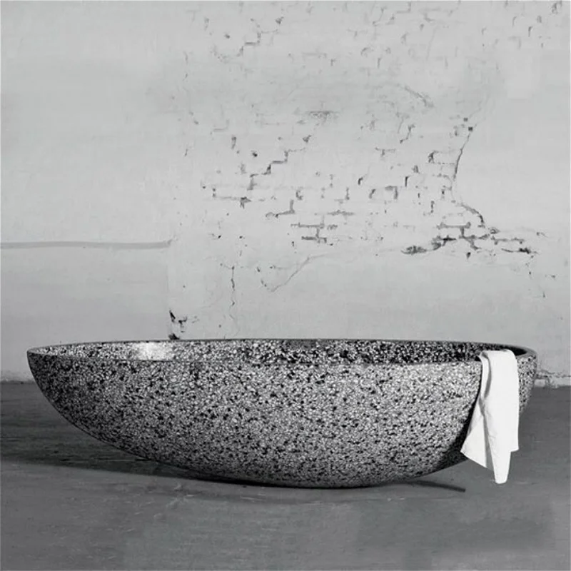 Factory Price Hand Made Carving Natural Stone Hotel China Supplier Bathroom Freestanding Marble Bathtub