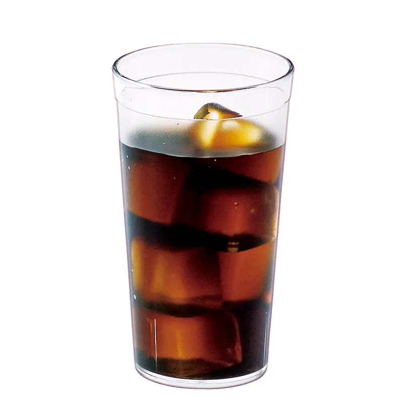 Многоразовая чашка для питья, 16 унций, пластиковые чашки для лимона и чая, прозрачная матовая стеклянная чашка