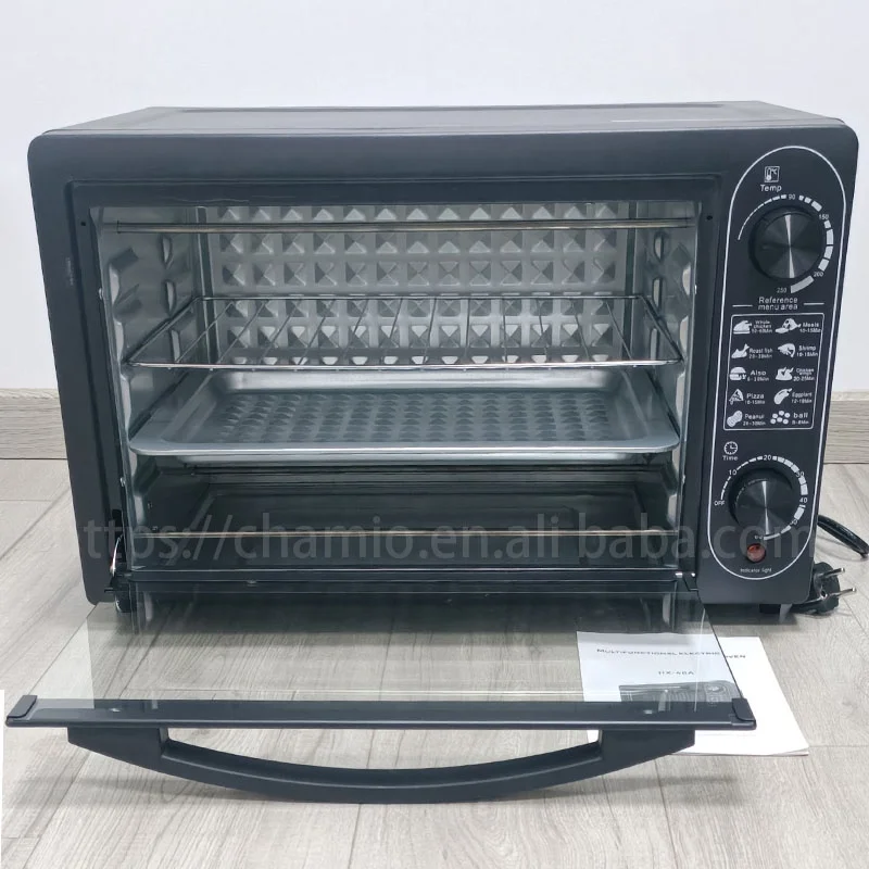 New design 48L  big capacity electric cooker oven for baking kitchen oven bakery home use