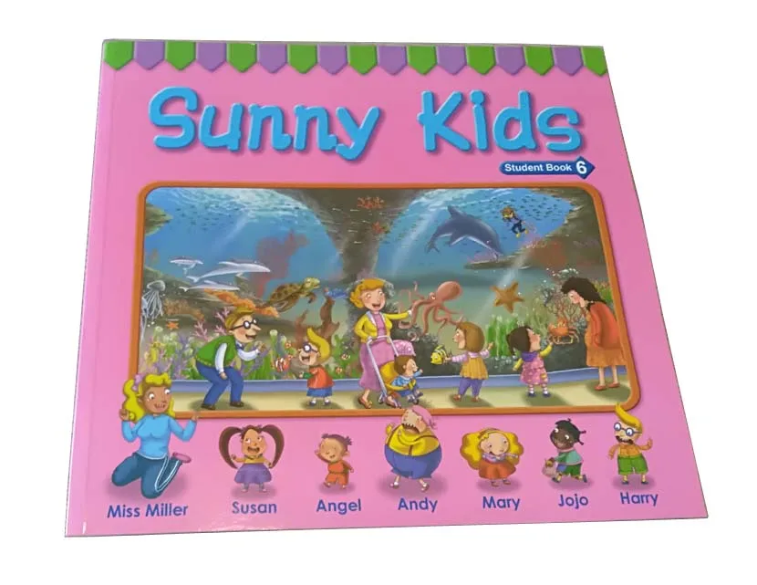 Детская английская книга Sunny kids для обучения полезным ежедневным словам