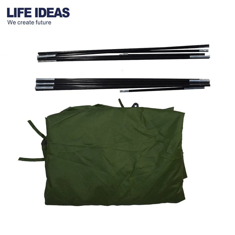 Factory Wholesale Single Foldable Portable Waterproof Anti Mosquito Zipper Outdoor Camping Net Tent