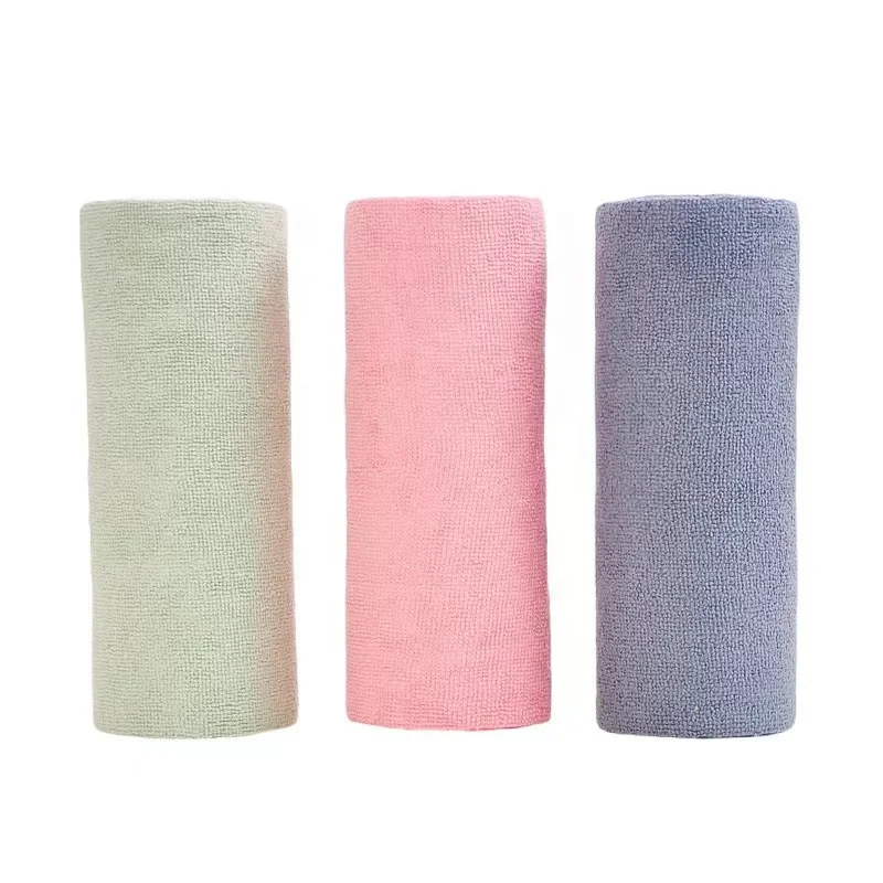 Wholesale of ultra-fine fiber household kitchen cleaning cloths,weekly throwing cloths, non disposable candy hand tearing cloths