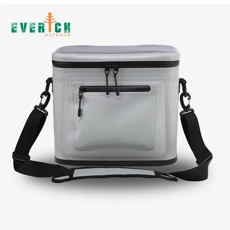 Everich Outdoor Camping Portable Ice Cooler Box Custom Design OEM Soft Cooler Bag High Quality Insulated Cooler Soft Box