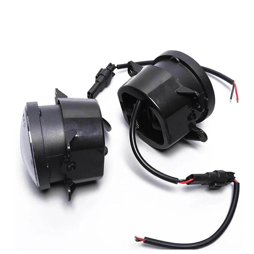 12-24V 4 Inch Round Led Fog Light Headlight 30W 45W Projector lens With Halo DRL Lamp for DAF