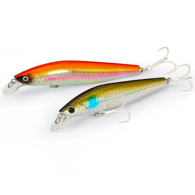 TSURINOYA Fishing Lure DW86 98mm/14.5g Sea bass  Baits  Suspend Minnow Artificial hard bait Treble Hooks