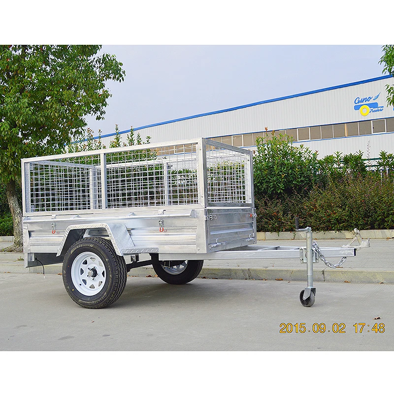 GINO Horse Transporter Custom Farm Single Axle Trailers Bolted 5 Leafs Springs