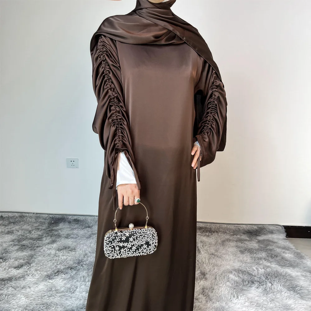 2024 Latest Designs islamic clothing long sleeve maxi dubai abaya women muslim dress