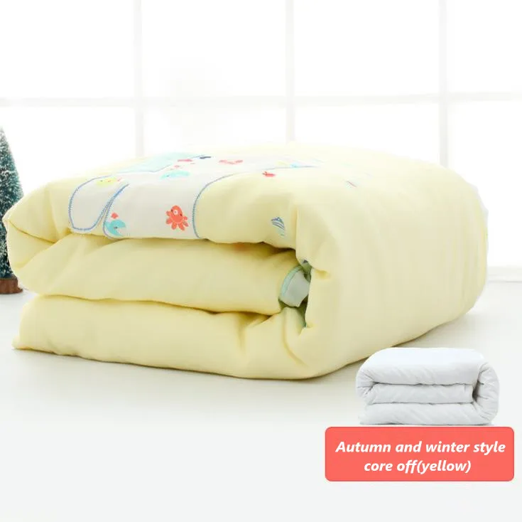 
Kindergarten quilts bedding spring and autumn cotton children can be removed gallbladder children covered by four seasons thick 