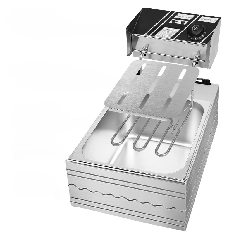 Electric deep fryer Home oil fryer Commercial booth Multi-purpose deep fryer Large capacity Fried chicken French fries