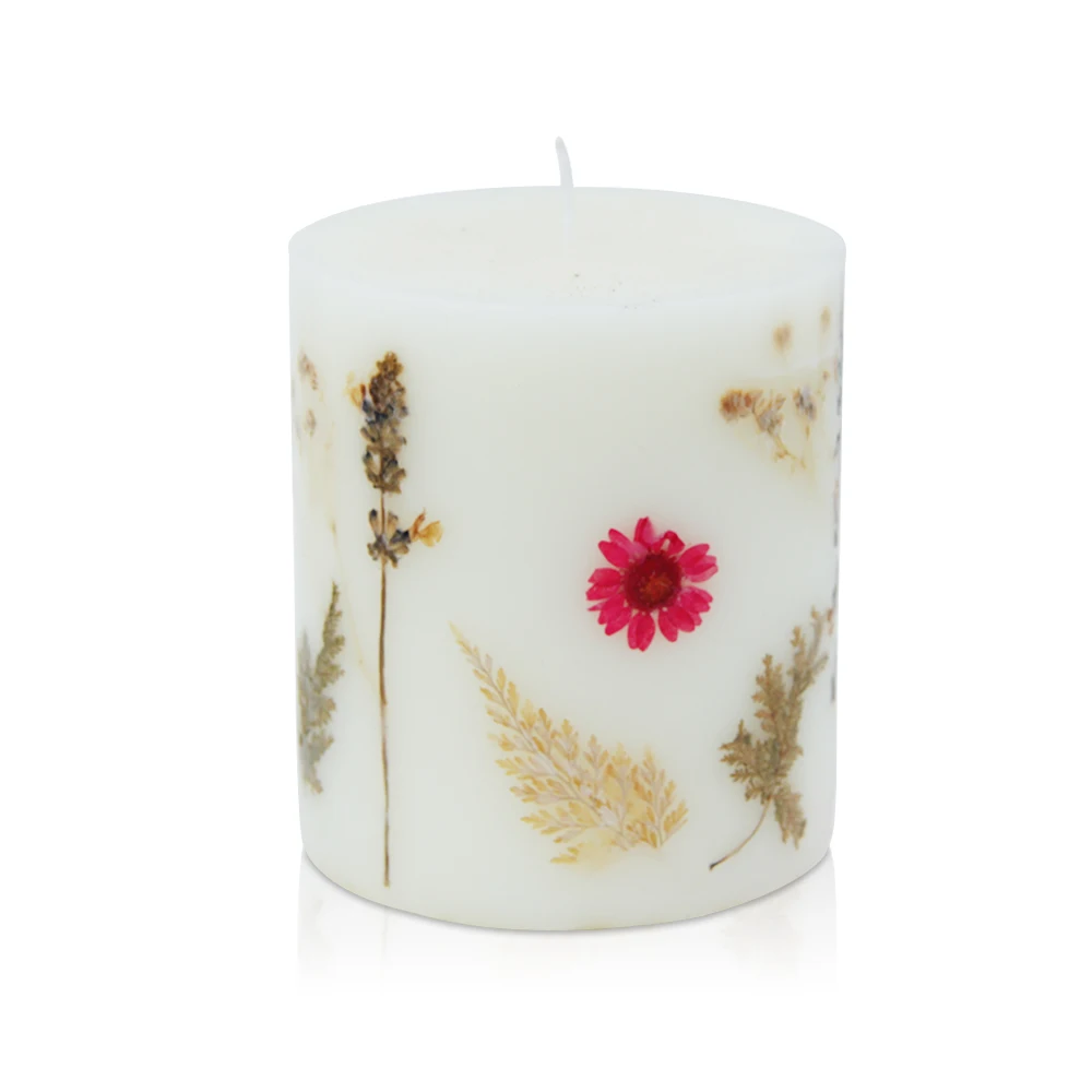 Paraffin pillar candle interior home accessories decoration
