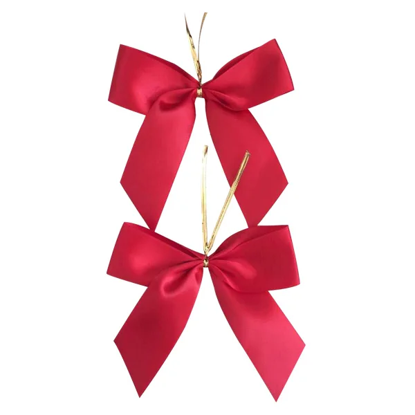 Professinal customized tree ribbon bows christmas ribbon decoration