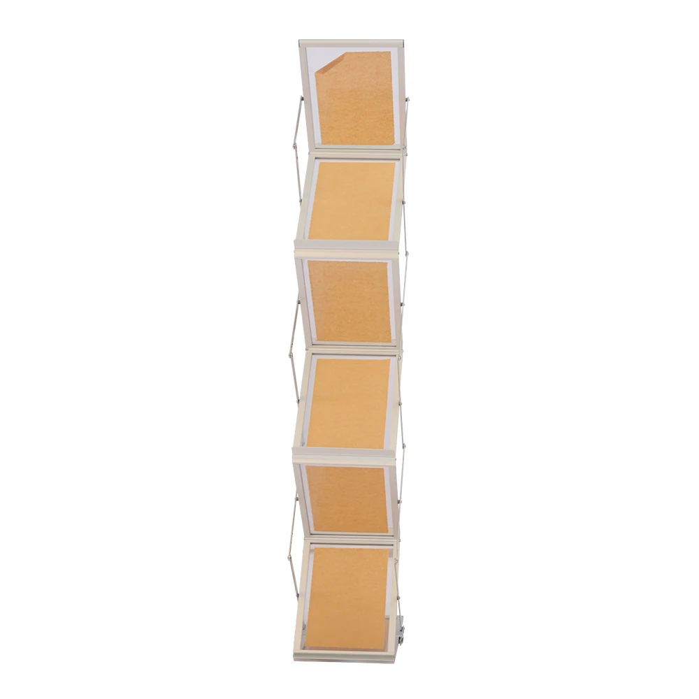 A3 A4 clear acrylic portable Magazine holder rack Display foldable Catalogue Stand Brochure Holder Brochure Stand