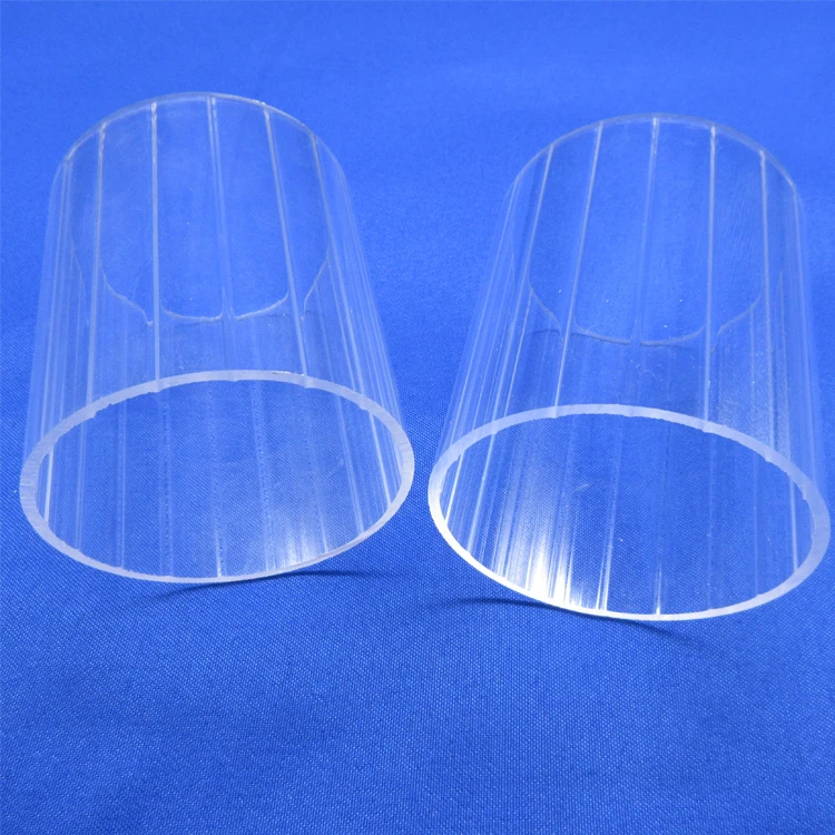 clear plastic cylinder oval tube