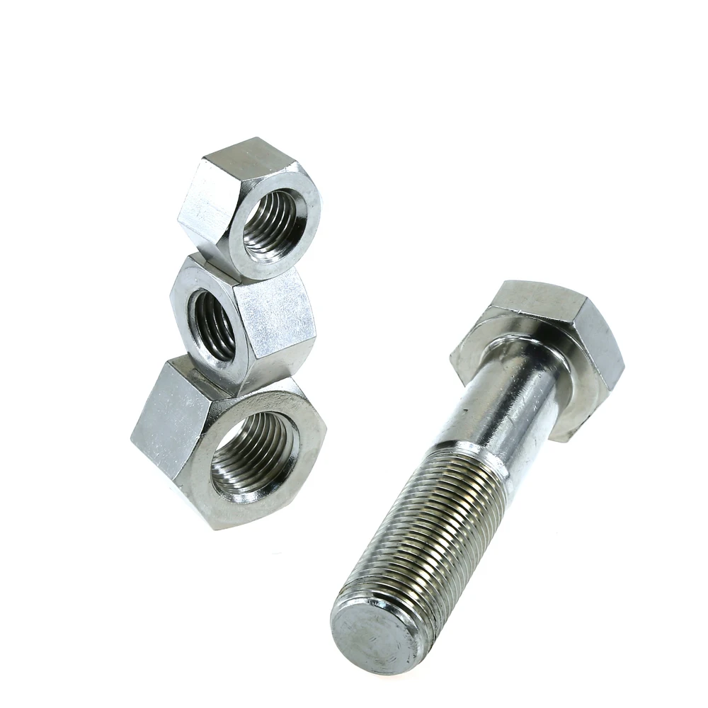 
Factory price stainless steel 304 316 316L hex bolts and nuts 