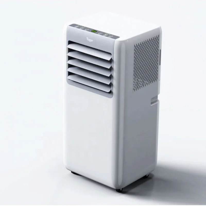 Белый портативный кондиционер и кулер 7000Btu стоячий в помещении