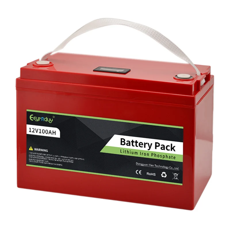 High-Capacity 12.8V LiFePO4 Battery for Home Energy Storage