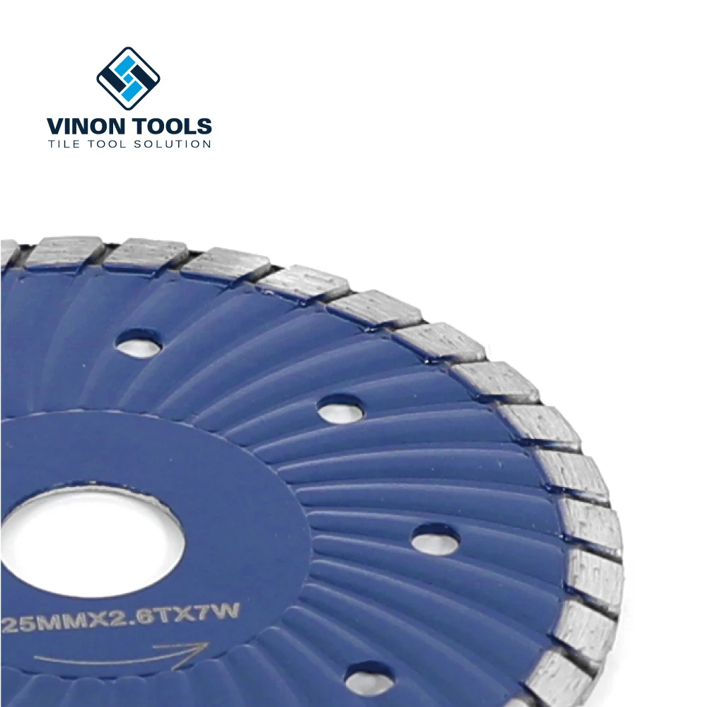 125mm Wet Trade Diamond Profi Wave Sharply Saw Blade For Cutting Stone