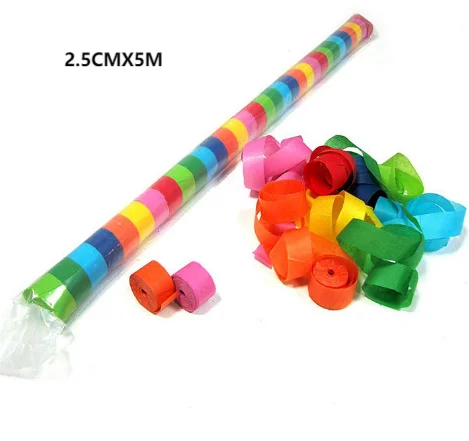 Confetti Multi Colorful Long Strips 2cm*5m confetti paper for wedding party