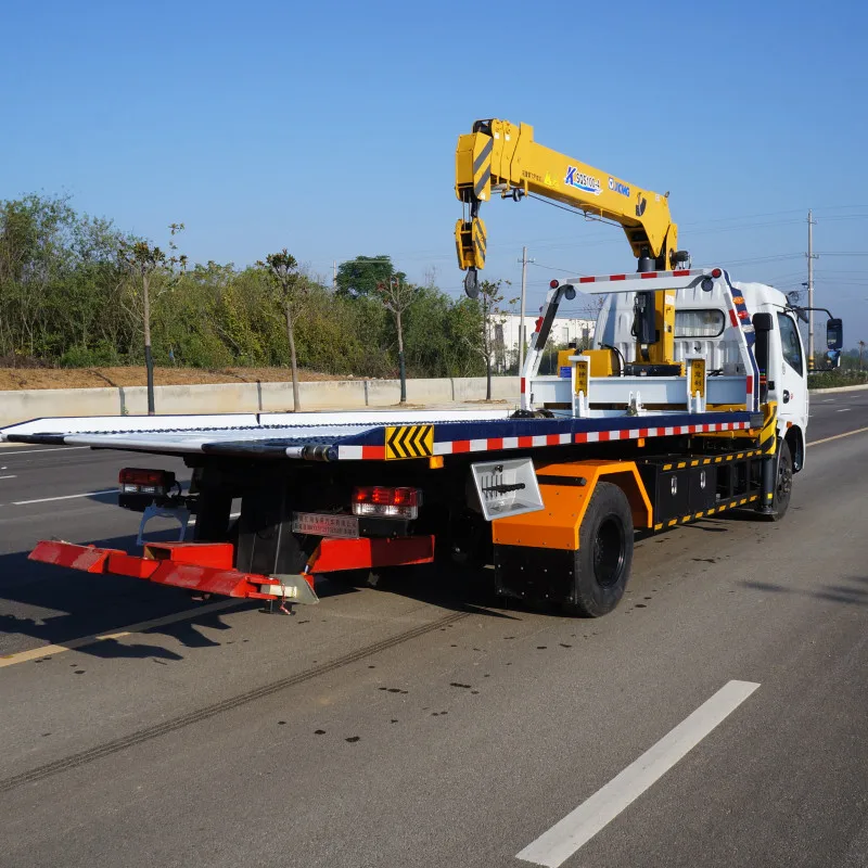 China brand new tow truck wrecker flatbed wrecker 5 ton wrecker towing truck
