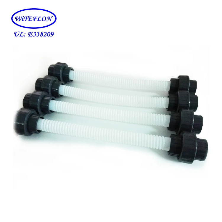 Flexible 4mm 6mm 8mm 10mm 12mm Convoluted Ptfe Tubing